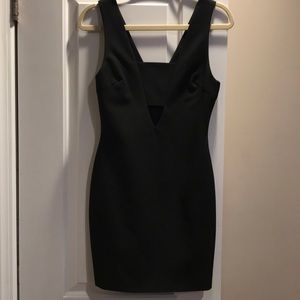 Elizabeth and James V-neck Banded Mini Dress